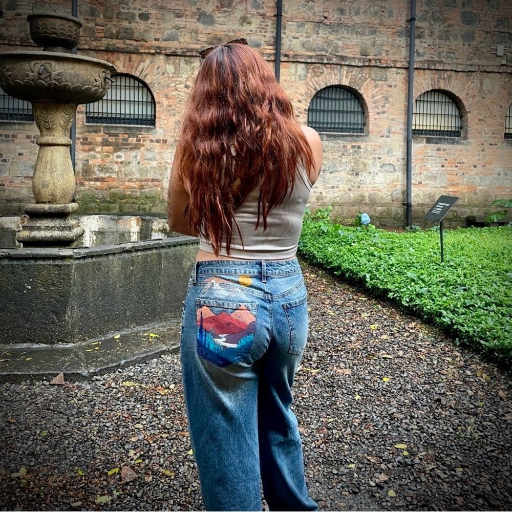 Hand-Painted Jeans | Unique Pocket Art | Customizable | Made in Naples, FL